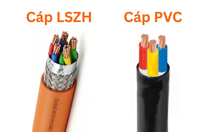 Phân biệt cáp LSZH và cáp PVC
