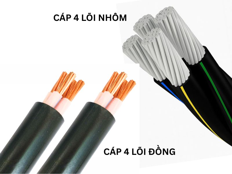 Phân loại dây cáp 4 lõi