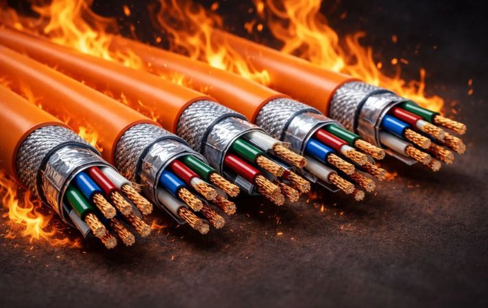 Ứng dụng cáp chống cháy