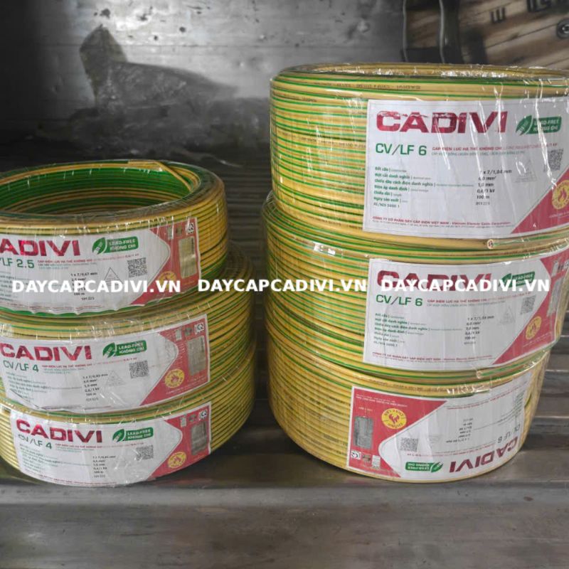 Dây cáp điện CADIVI giá rẻ, chính hãng, số lượng lớn, giao nhanh