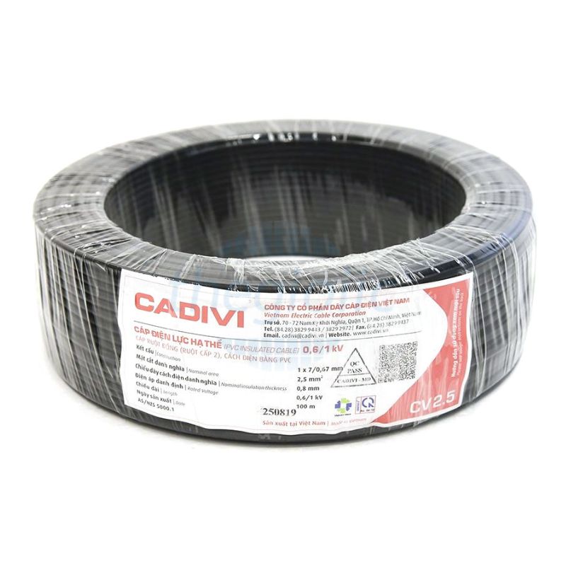 Dây điện 2.5mm2 CADIVI