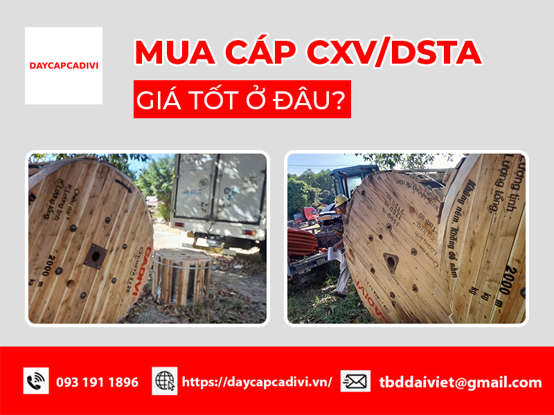 Mua cáp CXV/DSTA CADIVI giá tốt ở đâu?