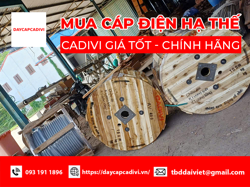 Mua cáp điện hạ thế CADIVI giá tốt