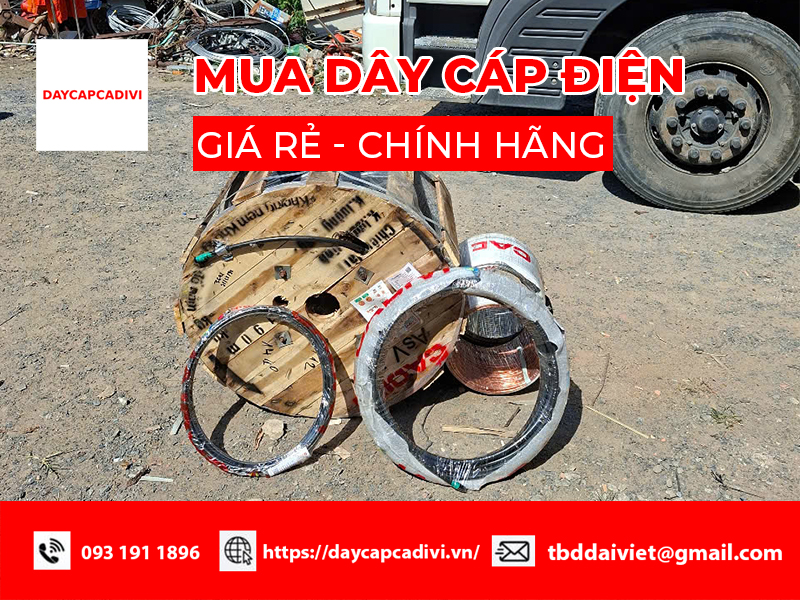 Mua dây cáp điện CADIVI giá rẻ chính hãng