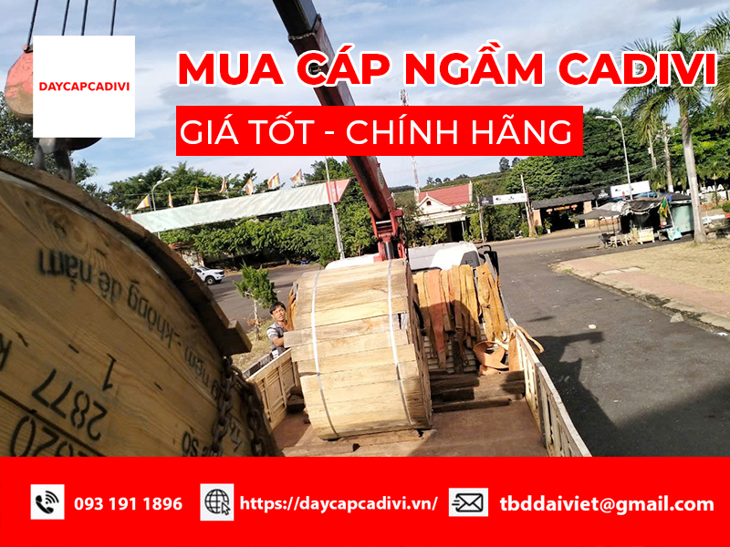 Mua dây cáp ngầm CADIVI giá tốt