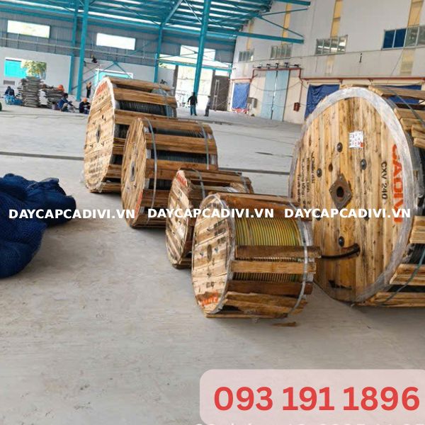 Giao hàng cáp hạ thế CXV dự án Nhơn Trạch Đồng Nai