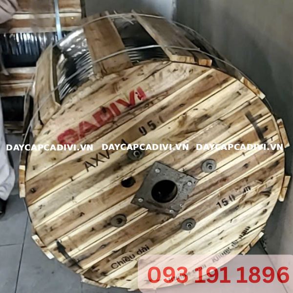 DaycapCADIVI giao hàng dây cáp AXV 4x95 CADIVI dự án Vũng Tàu