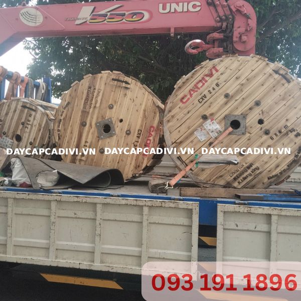 Giao Hàng Dây Cáp CXV CADIVI Dự Án Long An