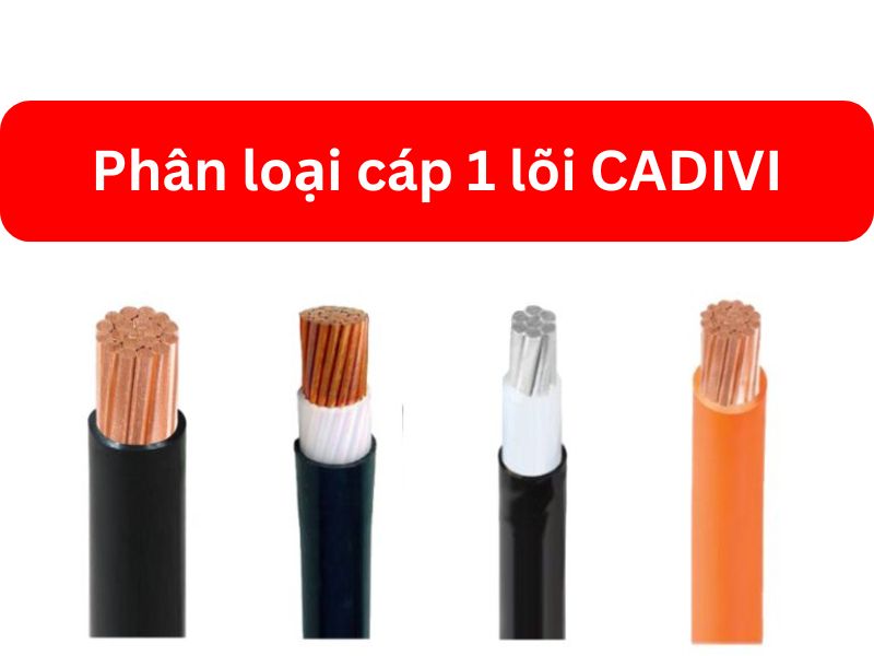 Phân Loại Cáp 1 Lõi CADIVI