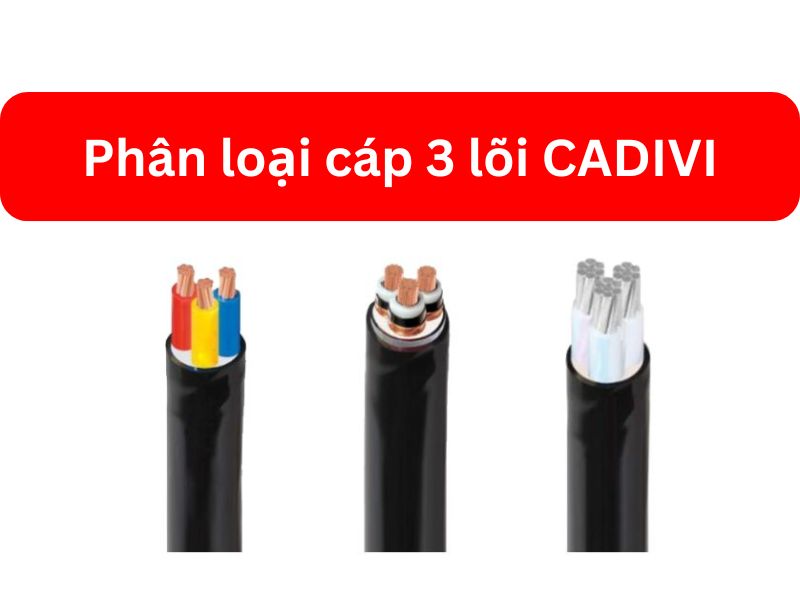 Phân Loại Cáp 3 Lõi CADIVI Hướng Dẫn Chọn Mã Theo Bản Vẽ