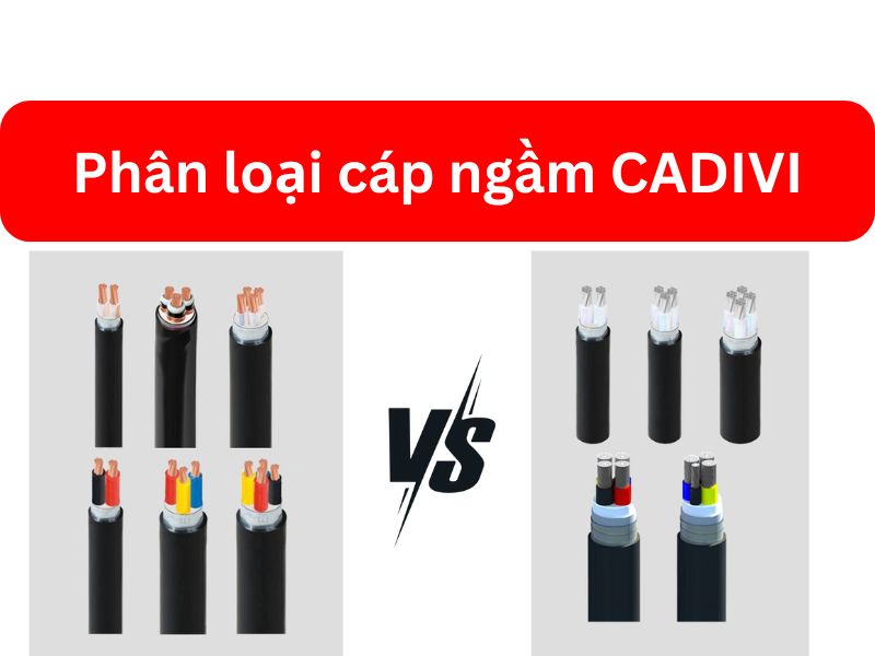 Phân loại cáp ngầm CADIVI hạ thế và trung thế chi tiết nhất