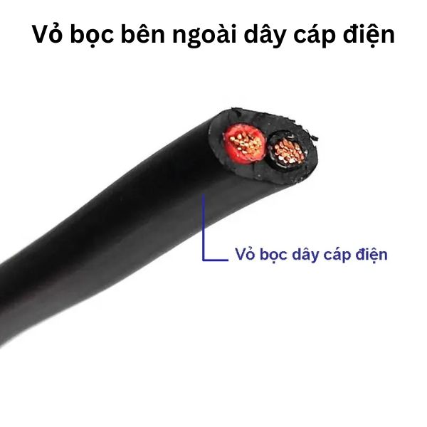 Vỏ bọc bên ngoài dây cáp điện