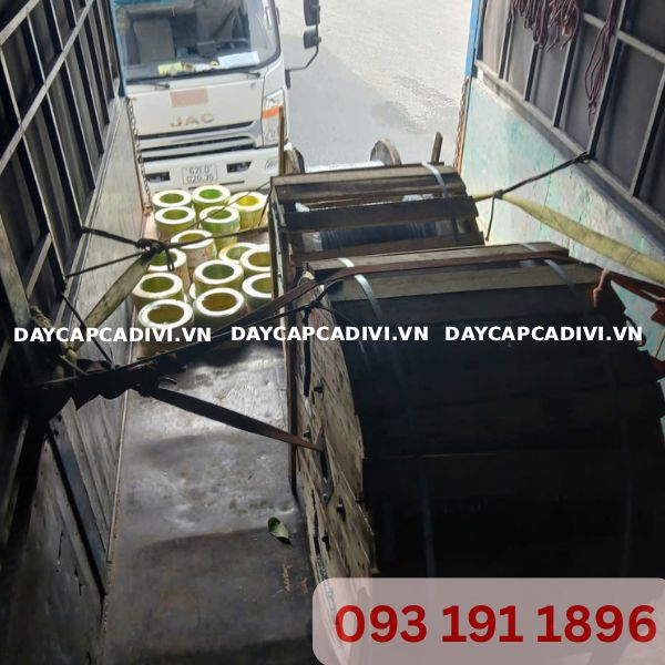 Đại lý Daycapcadivi giao hàng cáp CADIVI thi công dự án Tây Ninh