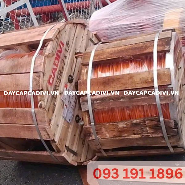 Daycapcadivi giao hàng dây cáp chống cháy CXV FR 2x1.5 CADIVI thi công nhà máy Đồng Nai