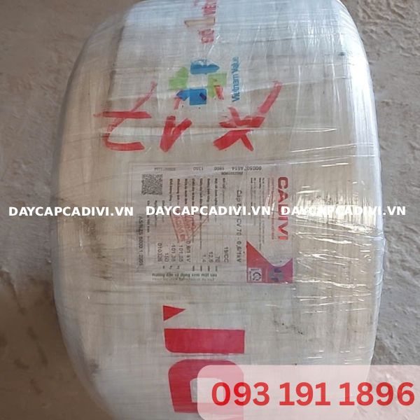 Hình ảnh thực tế cáp CV 50 CADIVI giao hàng tại Dự Án Chơn Thành Bình Phước