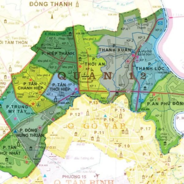 các phường sau sát nhập tại quận 12