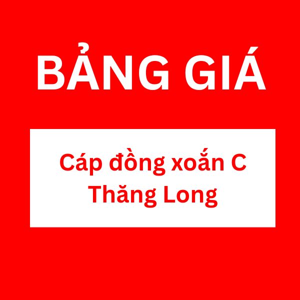 Bảng giá cáp đồng trần C Thăng Long
