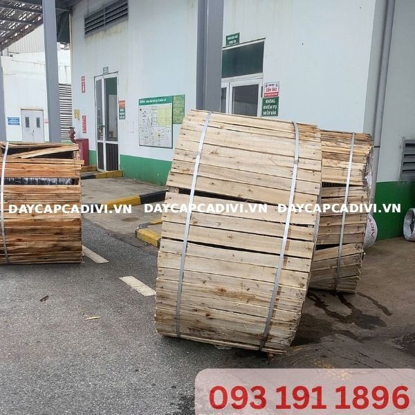 Hình ảnh thực tế lô hàng Cáp CVV CADIVI giao Dự Án Nhà Máy Nutifood Hưng Yên