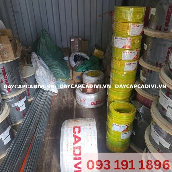 Daycapcadivi Giao Hàng Lô Cáp CADIVI Dự Án Phú Mỹ TPHCM
